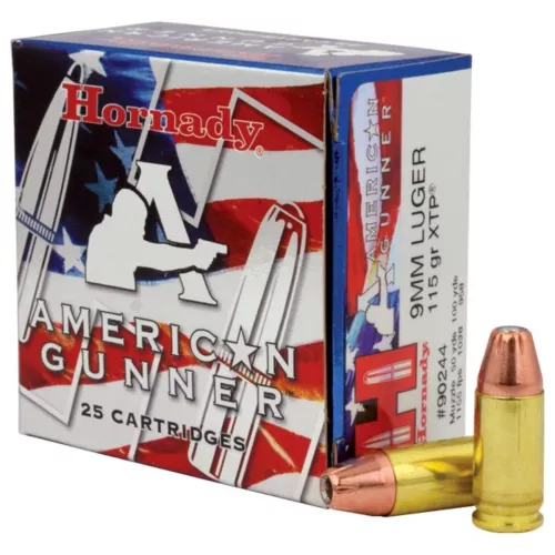 Am. Kul. Hornady American Gunner - 9x19 7,5 g / 115 gr XTP - Opk. 25 szt.