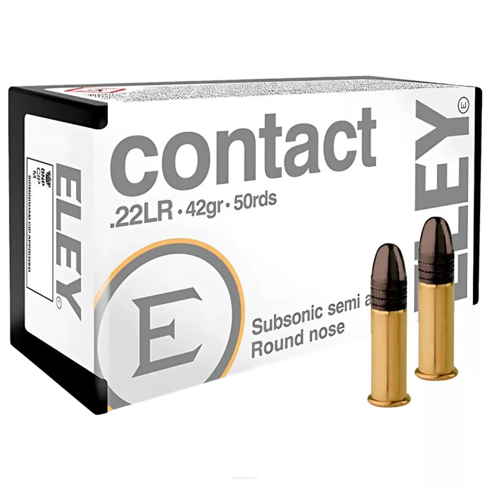 Am. B. Z. Eley Contact Subsonic - .22 LR 42gr Subsonic - Opk. 50 szt.