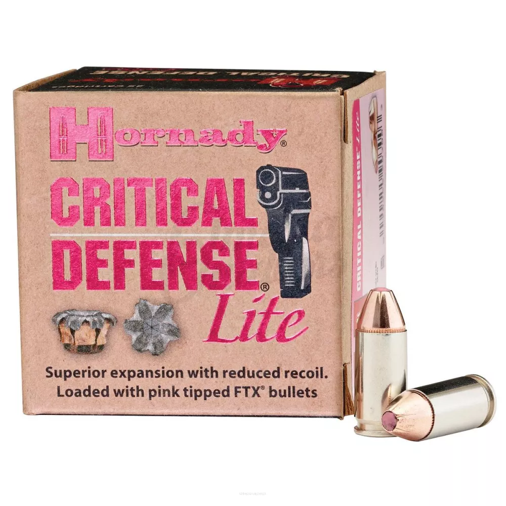 Am. Kul. Hornady Light CD - 9x19 6,5 g / 100 gr FTX - Opk. 25 szt.