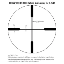 Vortex - Luneta celownicza Crossfire II 2-7x32 1'' R - CF2-31001R - 8