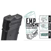 Strike Industries - Stopka magazynka Enhanced Magazine Plate +5 - PMAG M3 - Czarny - SI-EMP+5-BK - 7