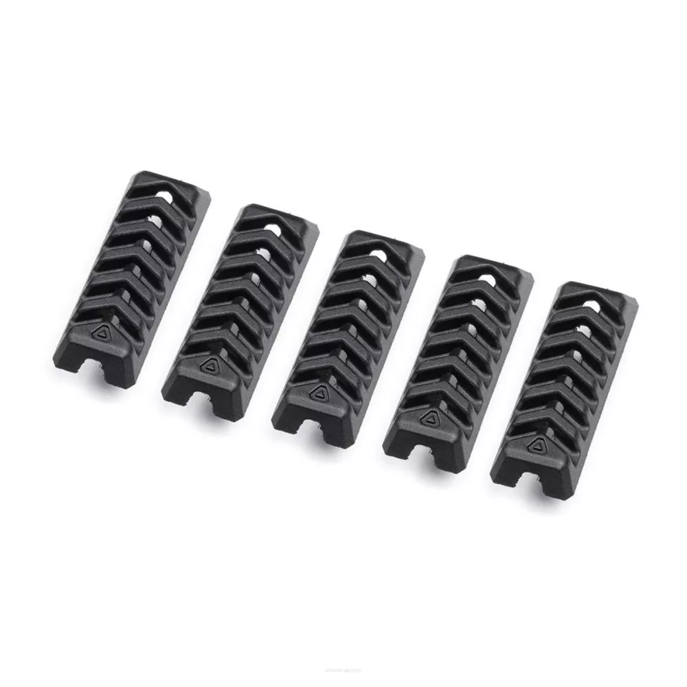 Strike Industries - Osłona szyny M-LOK 5 szt. - Czarne - SI-SIEGEN-COVER-BK