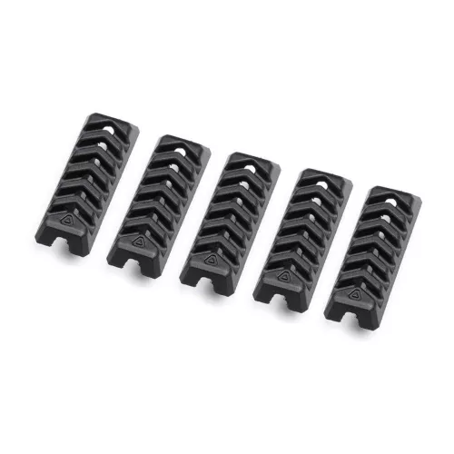 Strike Industries - Osłona szyny M-LOK 5 szt. - Czarne - SI-SIEGEN-COVER-BK