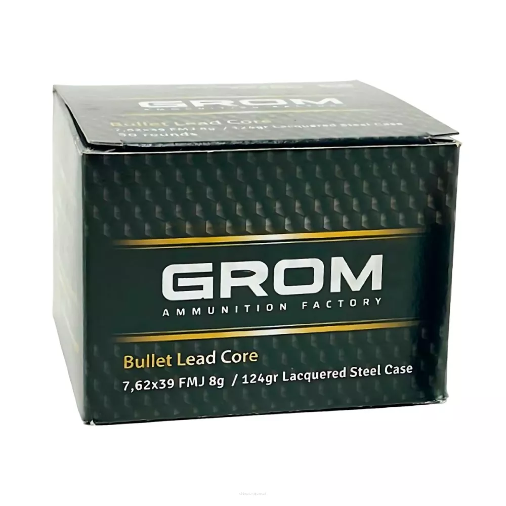 Am. Kul. Grom - 7,62x39 8 g FMJ - Opk. 50 szt.