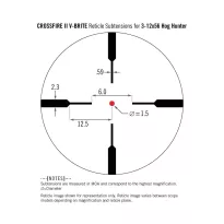 Vortex - Luneta celownicza Crossfire II 3-12x56 Hog Hunter V-Brite 30mm - CF2-31049 - 9