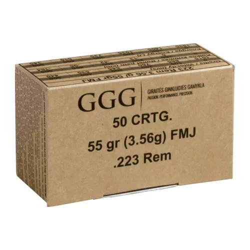 Am. Kul. GGG - .223 Rem 55gr FMJ - Opk. 50 szt.