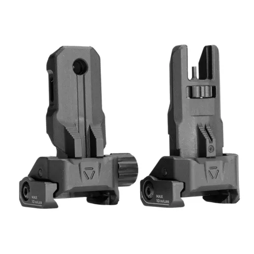 Strike Industries - Przyrządy Celownicze Strike Polymer Backup Sights - Składane - Picatinny - Czarne - SI-SPBUS