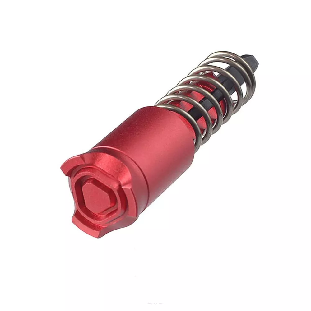 Strike Industries - Dosyłacz zamka Strike Forward Assist do karabinka AR-15 - Czerwony - SI-AR-S-FA-RED