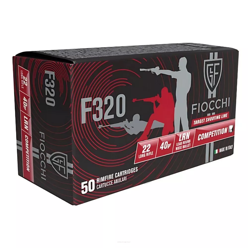 Am. B. Z. Fiocchi F320 - .22 LR 40gr Target - Opk. 50 szt.
