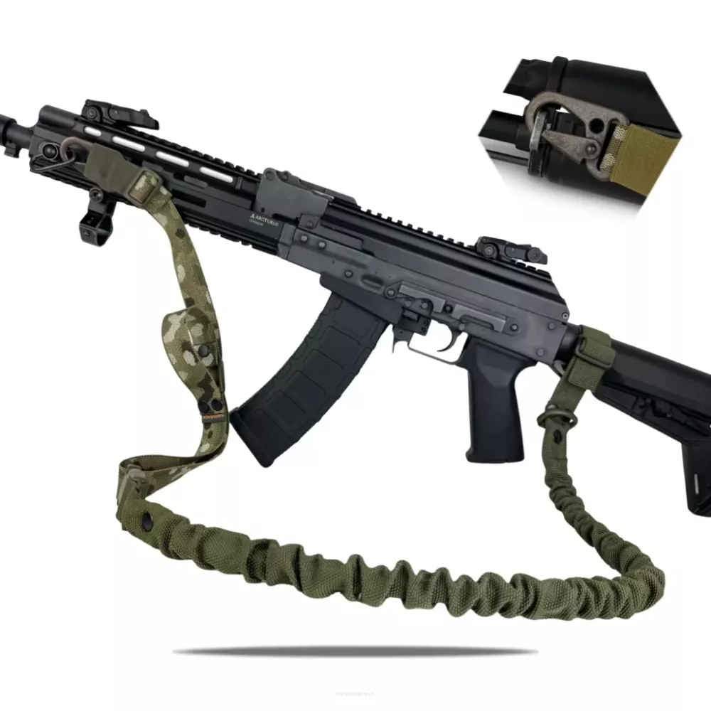 Ragnarok - Elastyczny dwupunktowy pas FORSETI H&K - Ranger Green