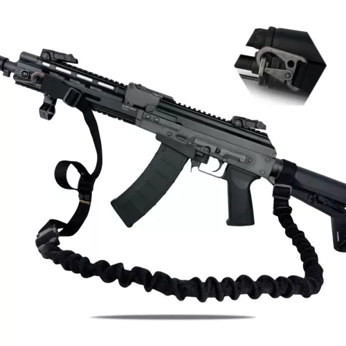 Ragnarok - Elastyczny dwupunktowy pas FORSETI H&K - Black