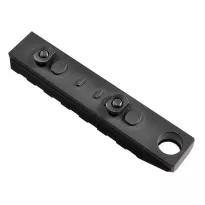 Strike Industries - Szyna LINK KeyMod / M-LOK 7 bramek + QD - Czarny - LINK-RS-7-QD - 2