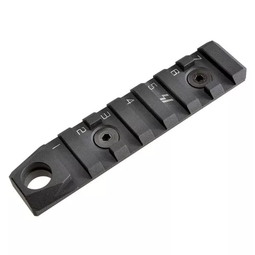 Strike Industries - Szyna LINK KeyMod / M-LOK 7 bramek + QD - Czarny - LINK-RS-7-QD
