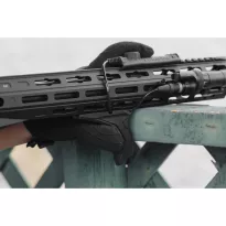 Strike Industries - Chwyt Link Angled HandStop with Cable Management System - M-LOK / KeyMod - Czarny - SI-AR-HSFG-BK - 2