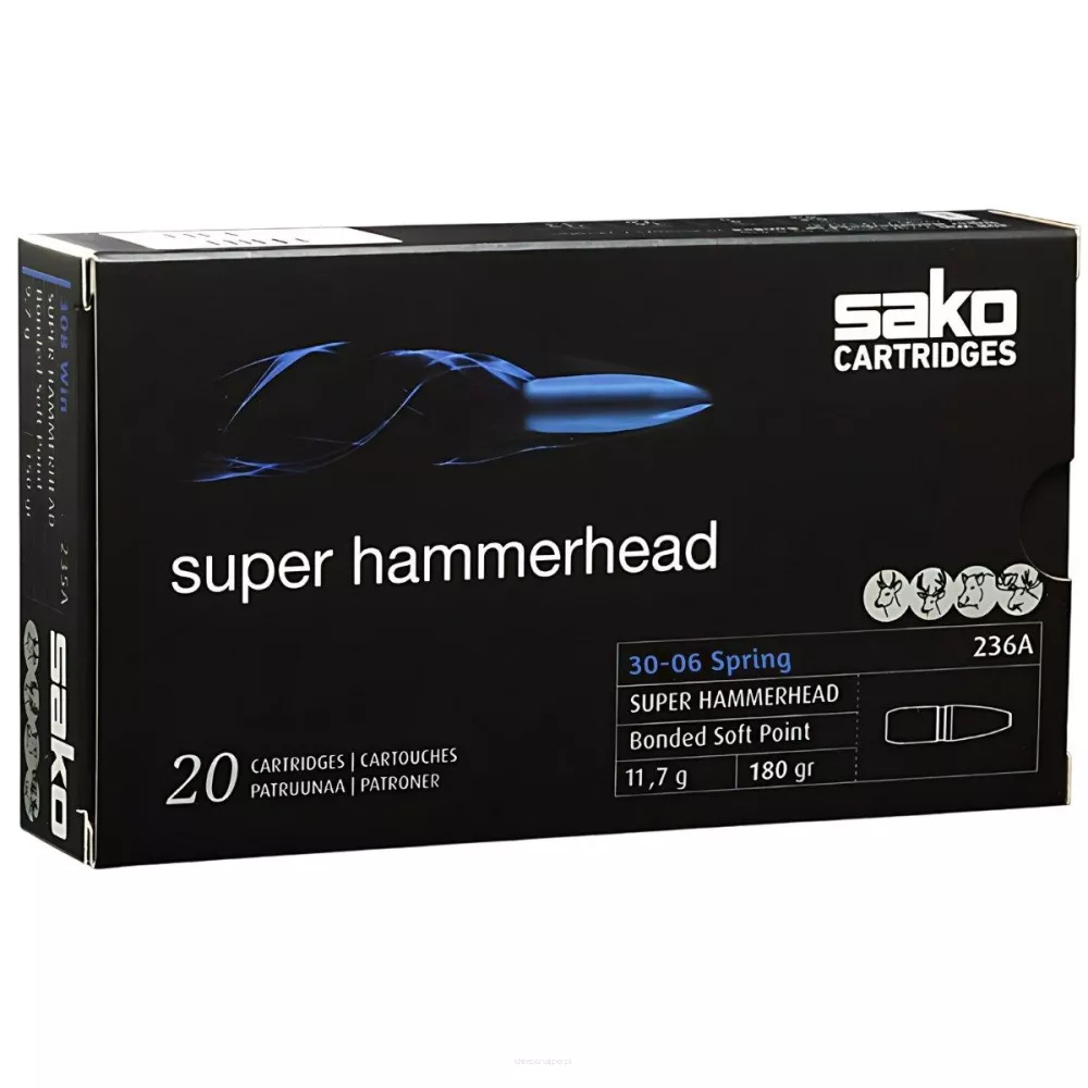 Am. Kul. SAKO Super Hammerhead - .30-06 11,7g Bonded SP