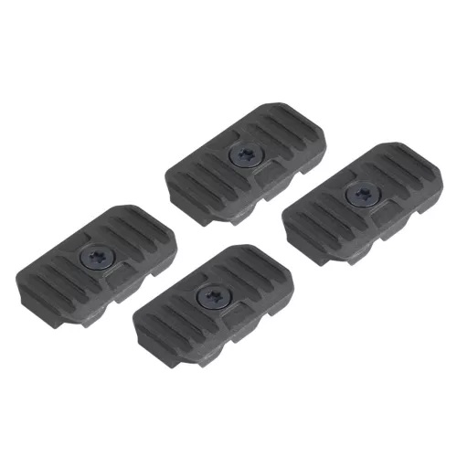 Strike Industries - Osłony szyny z systemem zarządzania kablami - 4 szt. - Czarne - SI-AR-CM-COVER-S-BK