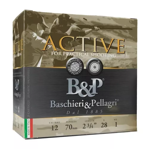 Am. Śrut. B&P Active Practical Shooting - 12/70 28g śrut 6 - Opk. 25 szt.