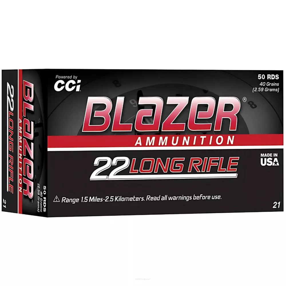 Am. B. Z. CCI Blazer HV - .22 LR 40gr HV - Opk. 50 szt.