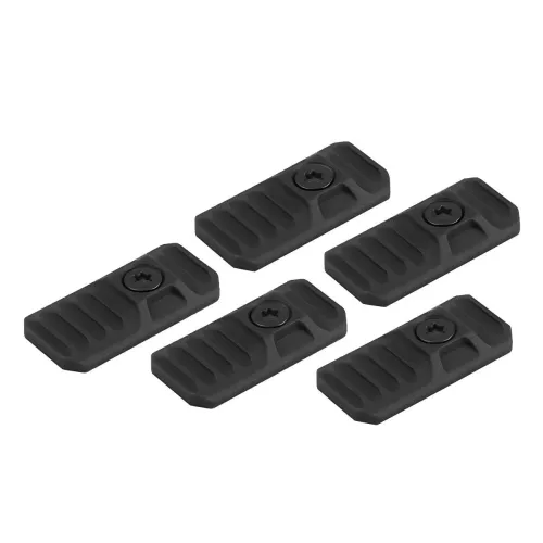 Strike Industries - Ochronne zaślepki Link Cover pod M-LOK/Keymod - 5 szt. - Czarne - SI-LINK-COVER-BK
