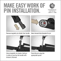 eal Avid - Zestaw narzędzi Armorer’s Master Hammer and Accu-Punch Standard Pin Punch Set - AVAMHAPS - 6