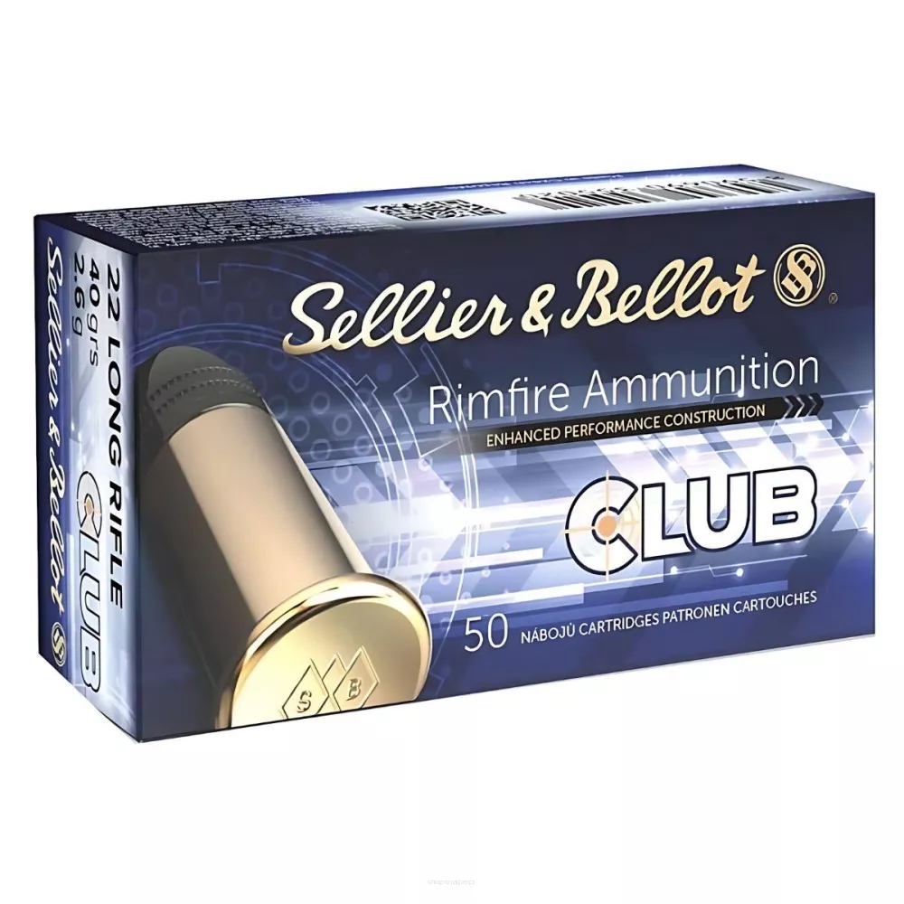 Am. B. Z. Sellier&Bellot Club - .22 LR 2,6g Target - Opk. 50 szt.