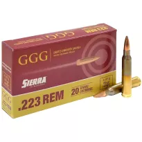 Am. Kul. GGG Sierra - .223 Rem 69gr HPBT Sierra - Opk. 20 szt. - 2
