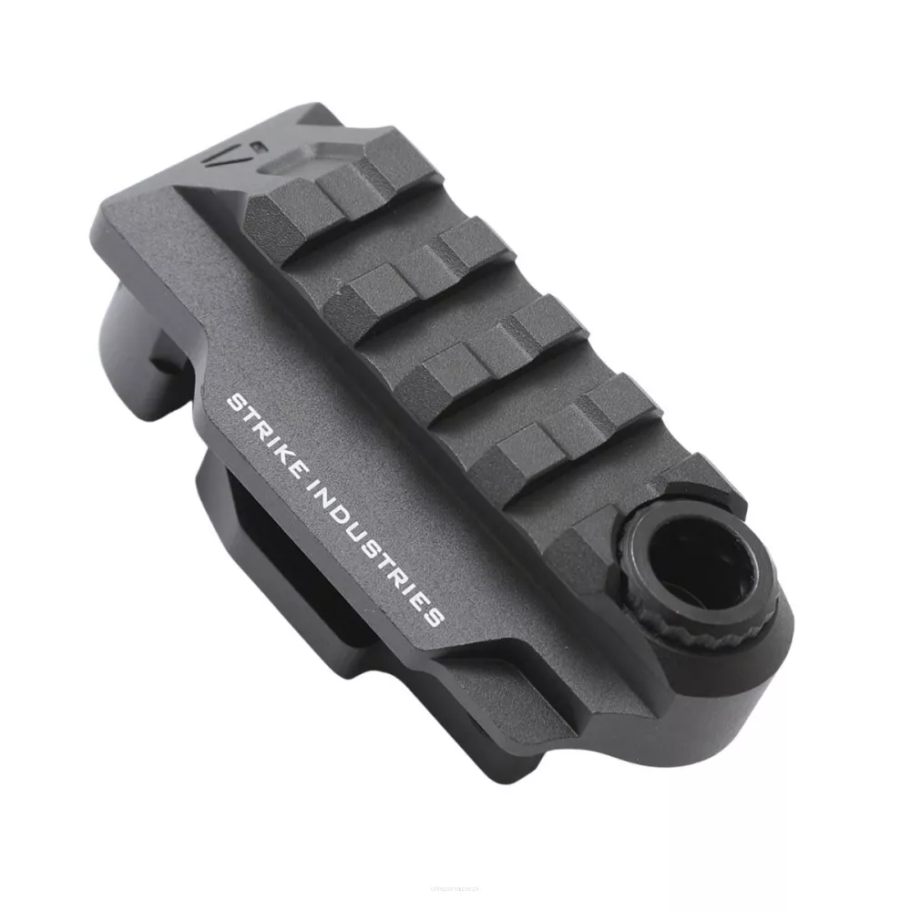Strike Industries - Adapter montażu kolby Picatinny Strike do Stribog SP9 - Czarny - SI-SP9-PSA-BK