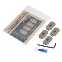 Strike Industries - Osłony szyny z systemem zarządzania kablami - 4 szt. - FDE - SI-AR-CM-COVER-S-FDE - 2