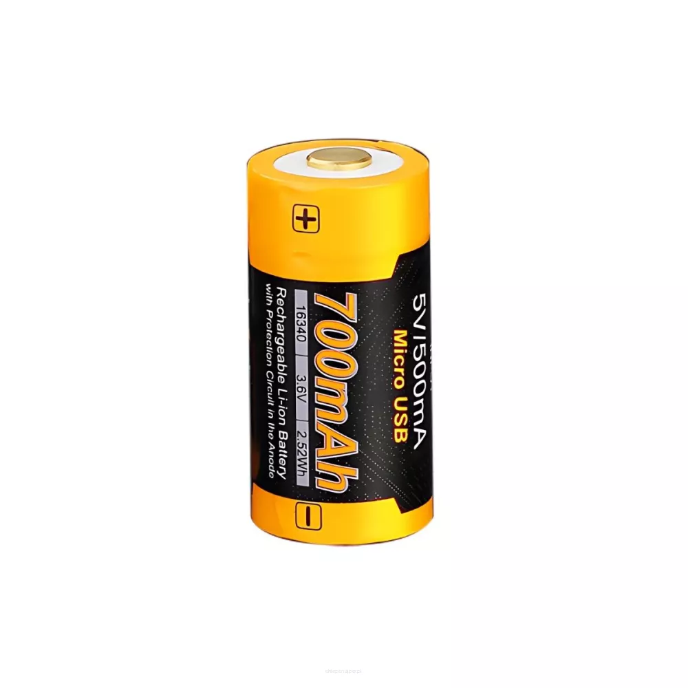 Fenix - Akumulator USB - 16340, RCR123 - 700mAh - ARB-L16-700UP