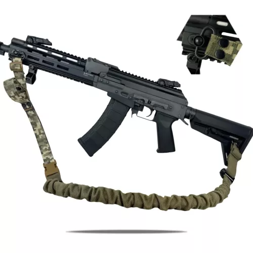 Ragnarok - Elastyczny dwupunktowy pas FORSETI QD Gen. II - Coyote Pixel