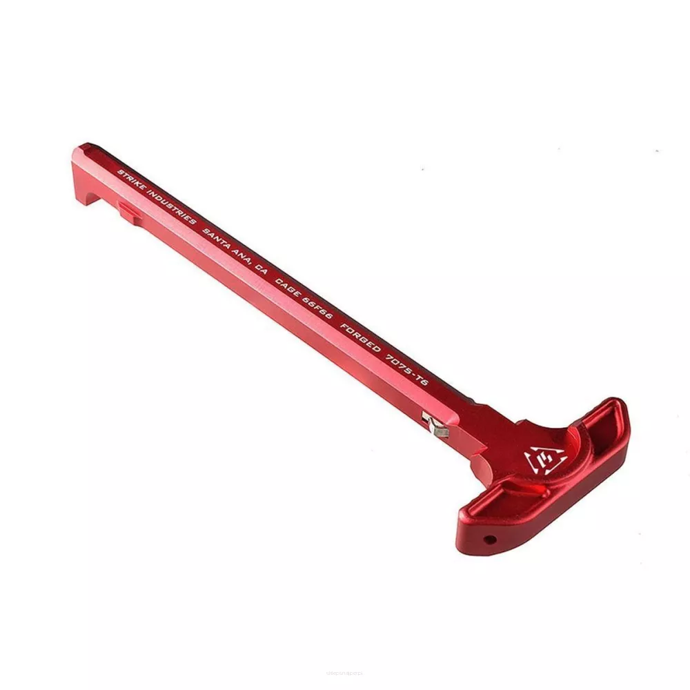 Strike Industries - Dźwignia przeładowania do AR-15 Latchless Charging Handle - SI-AR-SLCH-RED