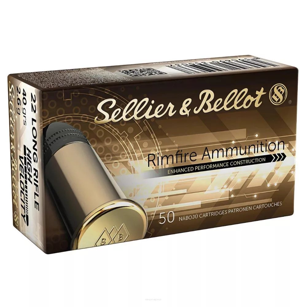 Am. B. Z. Sellier&Bellot HV - .22 LR 2,56g HV - Opk. 50 szt.