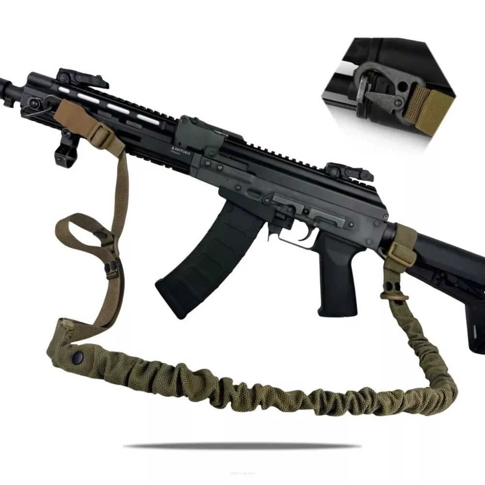 Ragnarok - Elastyczny dwupunktowy pas FORSETI H&K - Coyote Brown