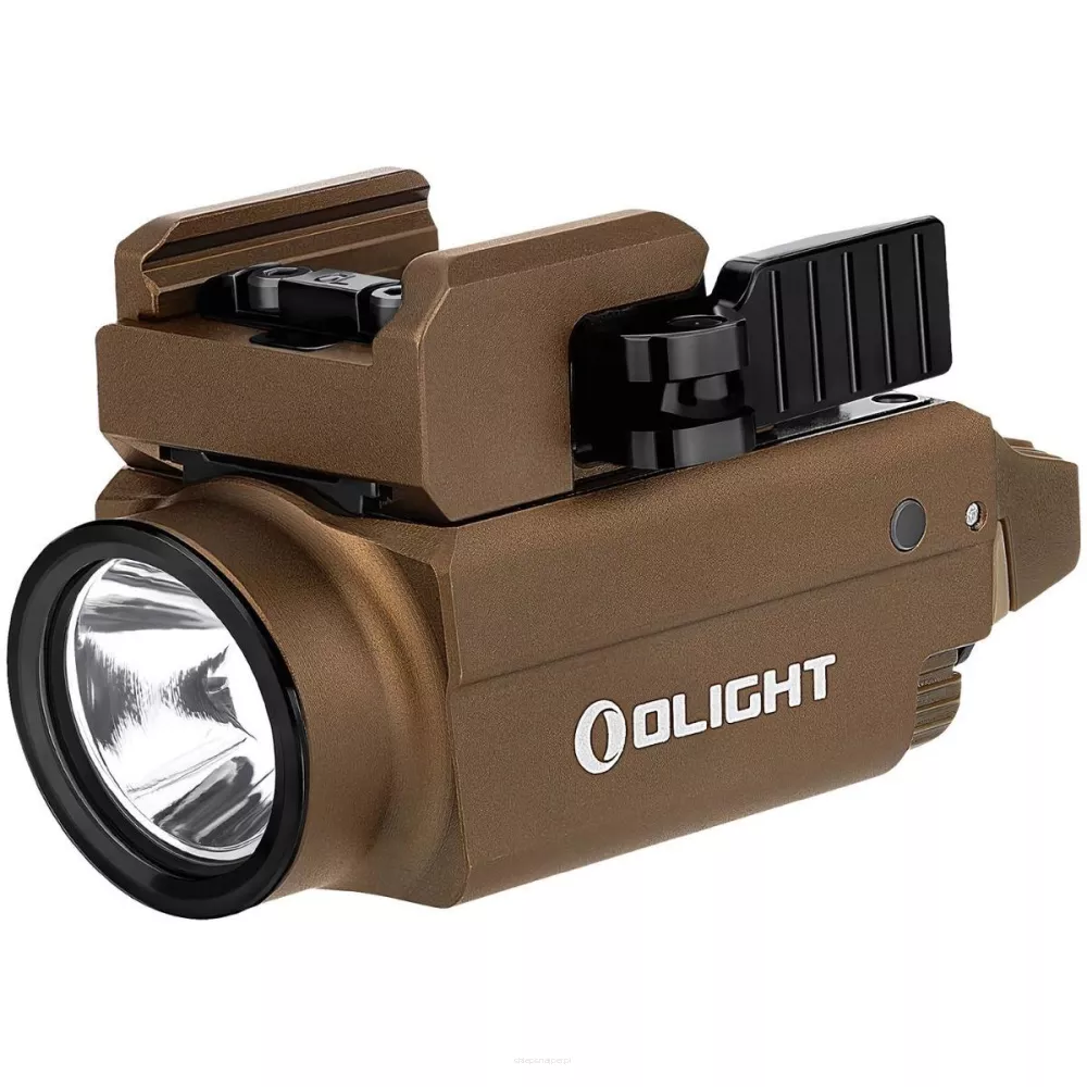 Olight - Latarka pistoletowa z celownikiem laserowym Baldr S - 800 lm - Desert Tan