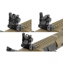 UTG Leapers - Przeziernik składany niskoprofilowy AR15 - Czarny - MNT-955 - 6