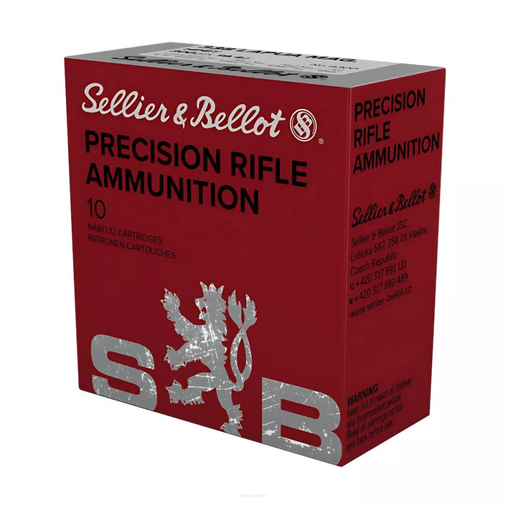 Am. Kul. Sellier&Bellot HPBT - .338 Lapua Mag 19,4g HPBT - Opk. 10 szt.