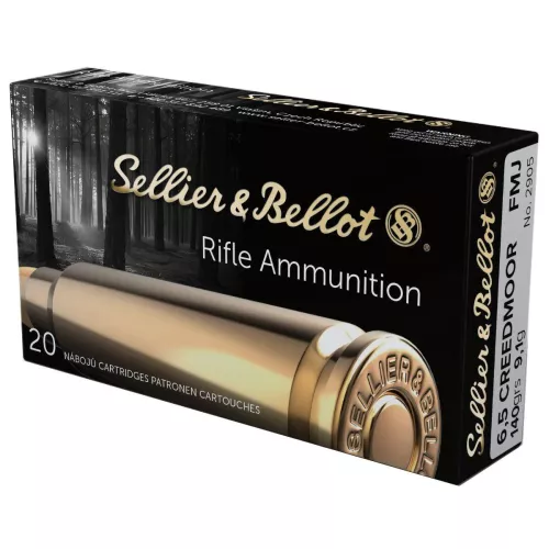 Am. Kul. Sellier&Bellot - 6,5 Creedmoor 140gr FMJ-BT - Opk. 20 szt.