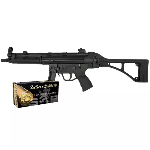 Mertsav MSG-9A – 9×19mm + 500 szt. amunicji S&B 9x19mm 8g