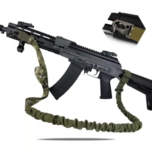 Ragnarok - Elastyczny dwupunktowy pas FORSETI H&K - Multicam & Olive