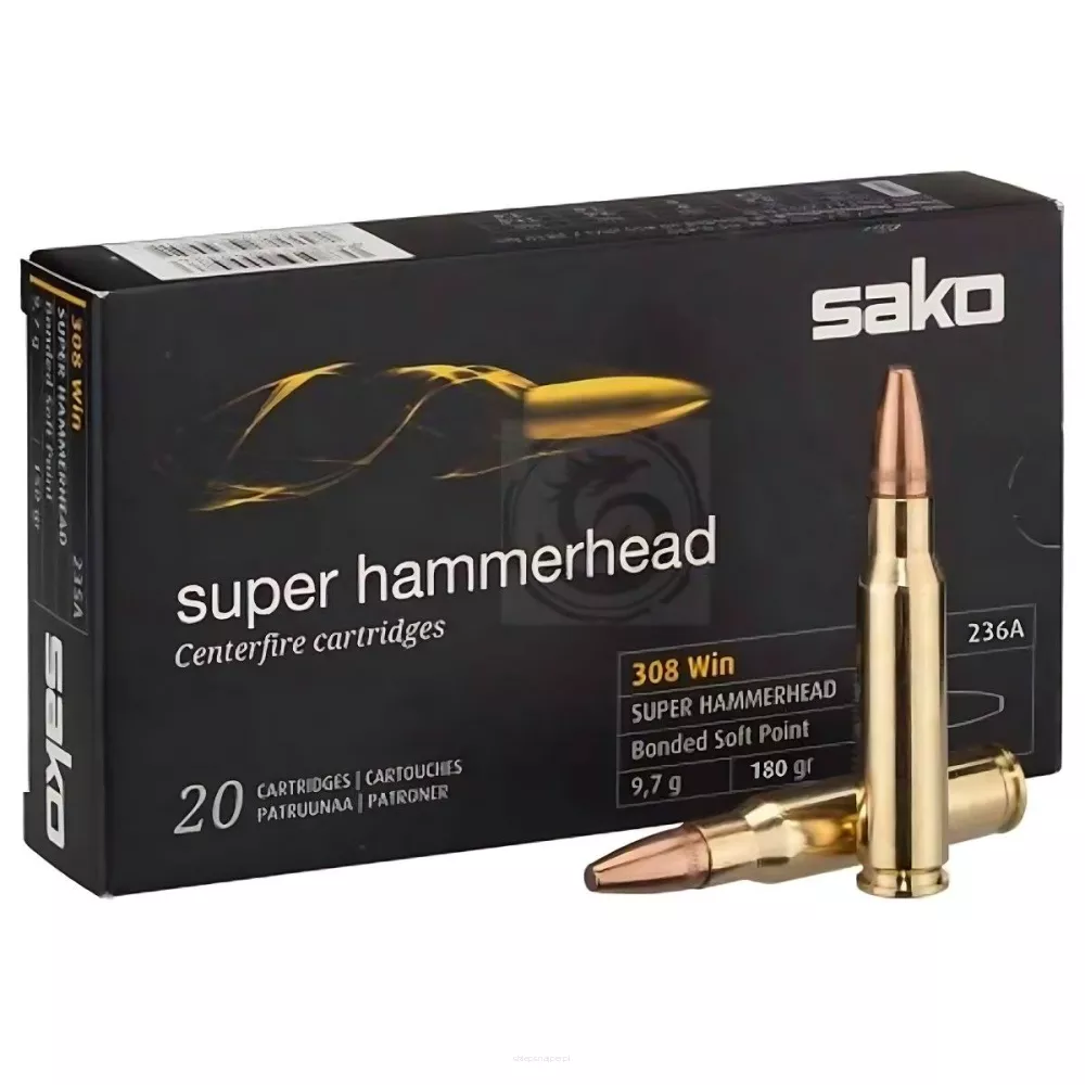 Am. Kul. SAKO Super Hammerhead - .308 Win 11,7g Bonded SP