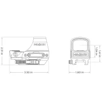 Kolimator Holosun HS510C Multi Reticle Red Dot - Solar Panel - 8