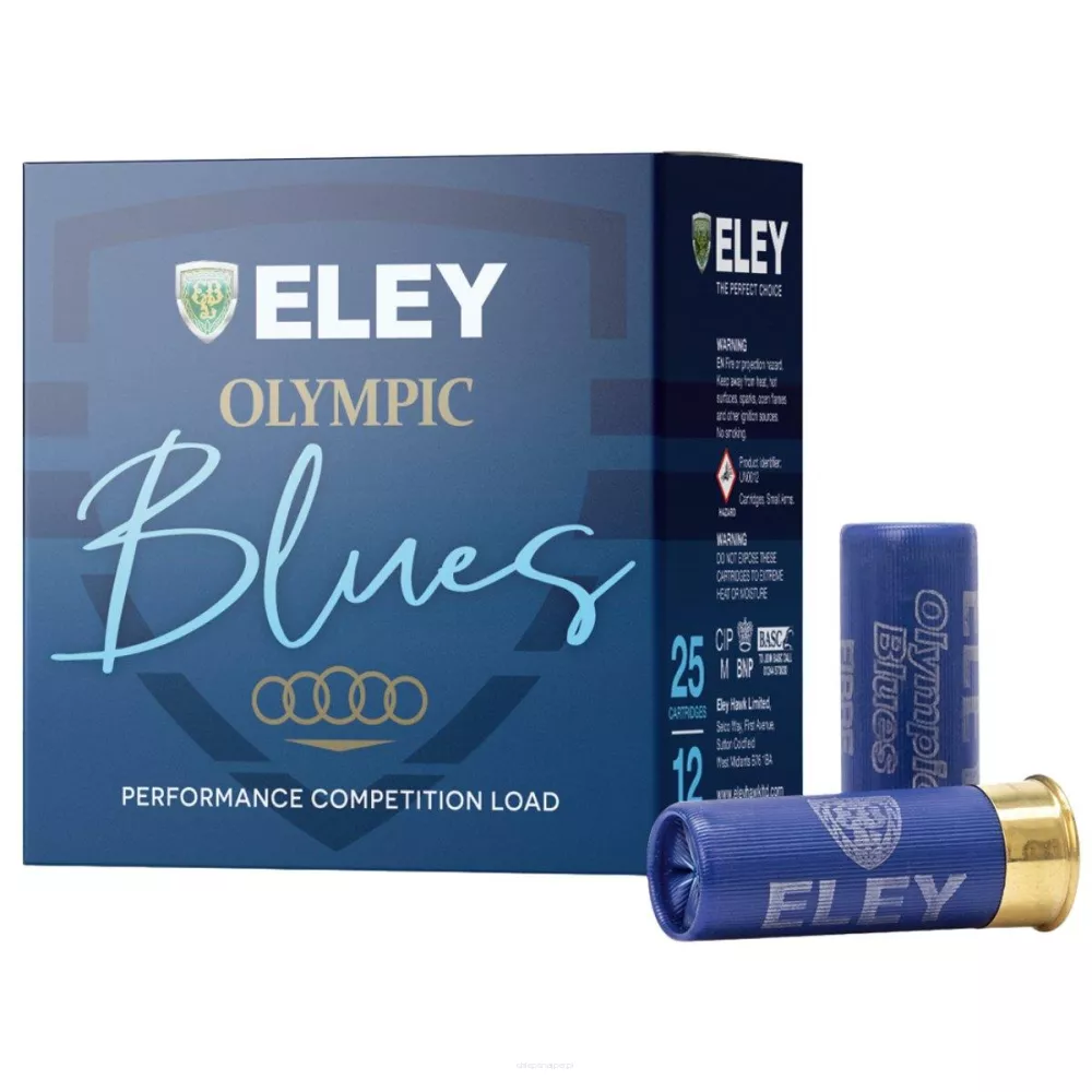 Am. Śrut. Eley Olympic Blues - 12/70 28g śrut 4 - Opk. 25 szt.