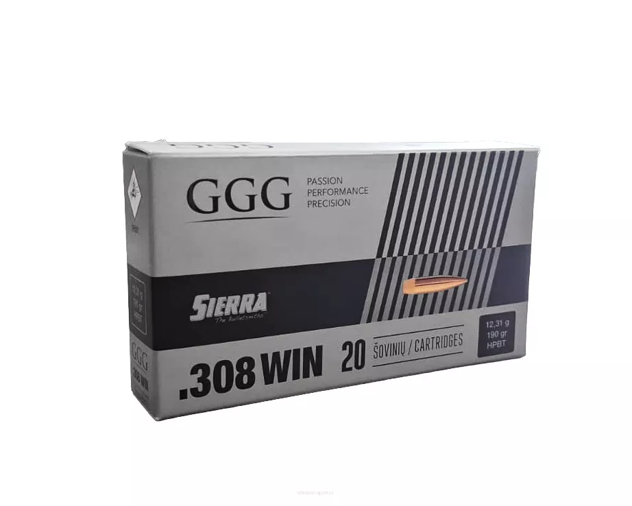 Am. Kul. GGG Sierra - .308 Win 190gr HPBT
