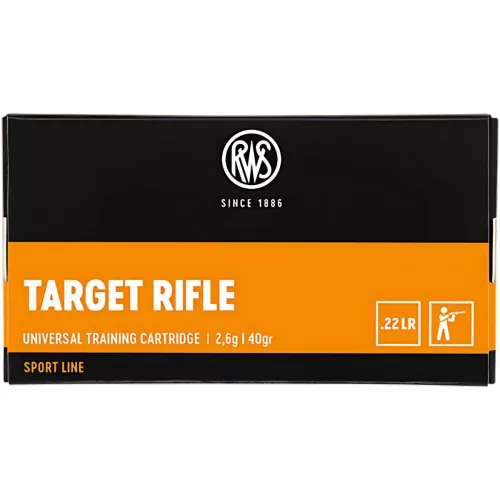Am. B. Z. RWS Target Rifle - .22 LR 40gr Target - Opk. 50 szt.