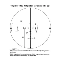 Vortex - Luneta celownicza Viper PST II 1-6x24 VMR-2 MRAD - PST-1607 - 8