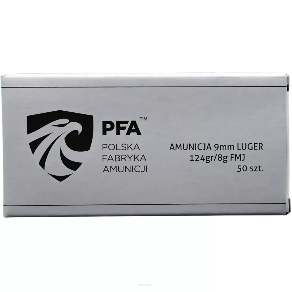 Am. Kul. PFA NOWA - 9x19 8 g FMJ - Opk. 50 szt.