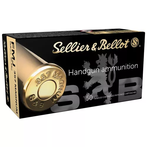 Am. Kul. Sellier&Bellot FMJ - .357 Mag 10,25g FMJ - Opk. 50 szt.