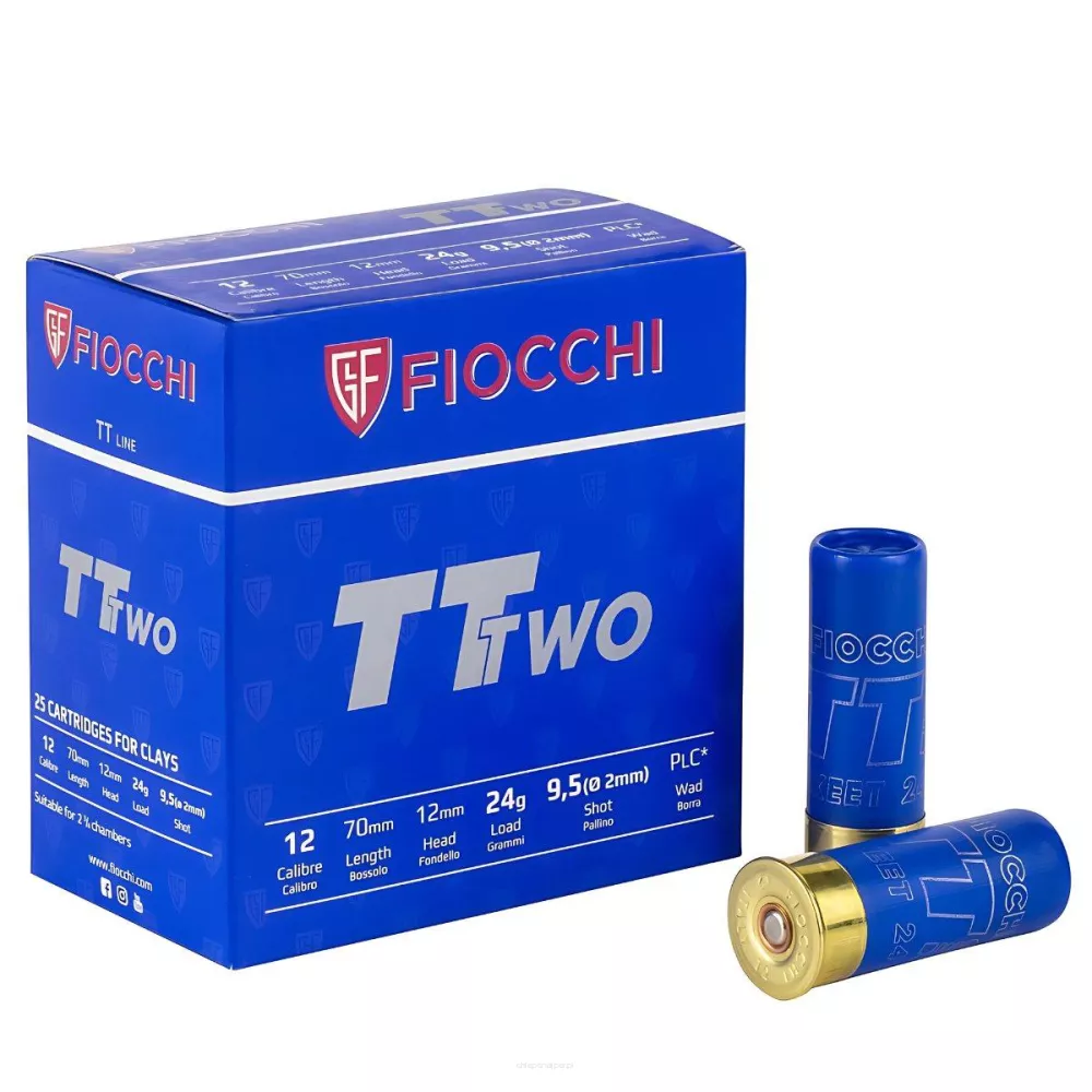 Am. Śrut. Fiocchi TT Two Skeet - 12/70 24g skeet - Opk. 25 szt.