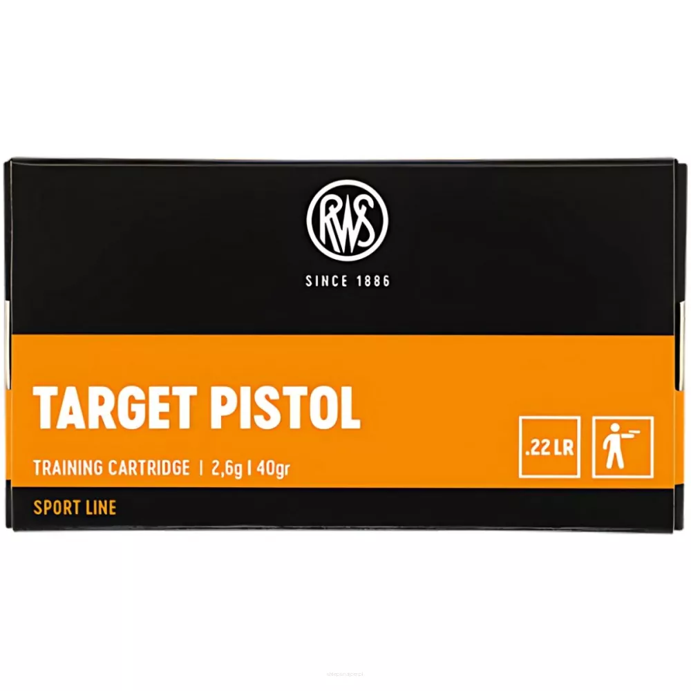 Am. B. Z. RWS Target Pistol - .22 LR 40gr Target - Opk. 50 szt.