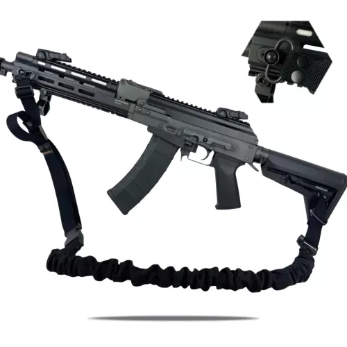 Ragnarok - Elastyczny dwupunktowy pas FORSETI QD Gen. II - Czarny